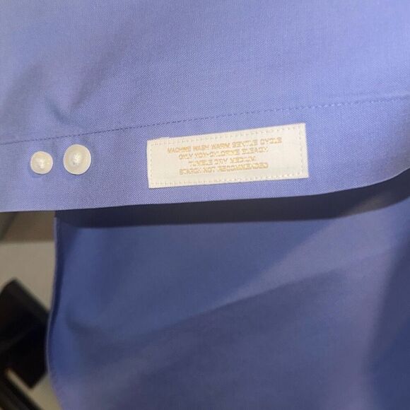 Dress Shirt Gold Label Roundtree & York. 18 1/2 - 35 - Picture 6 of 7